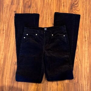 GAP Tall Midnight Black Corduroy Trousers